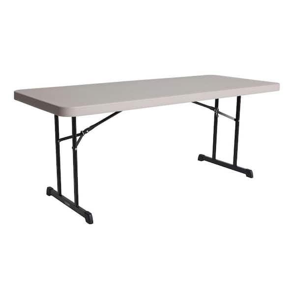 Lifetime 72 in. Putty Plastic Folding Banquet Table