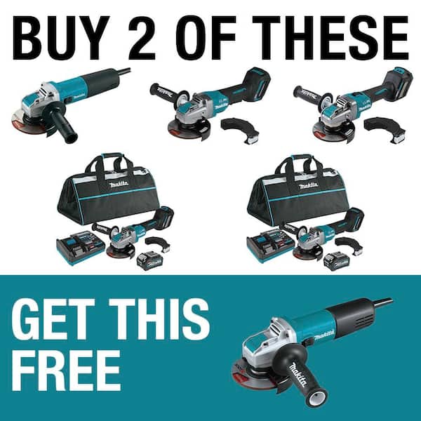 40V max XGT Brushless Cordless 5 in. X-LOCK Paddle Switch Angle Grinder Kit, with Electric Brake (4.0Ah)