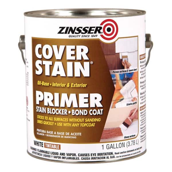 Zinsser Cover Stain 1 gal. White Oil-Based Interior/Exterior Primer and Sealer