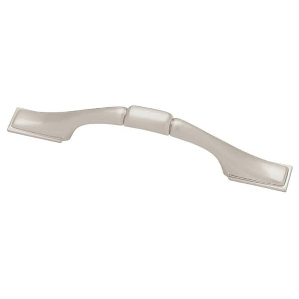 Liberty Square Foot 3 in. (76 mm) Satin Nickel Cabinet Drawer Pull