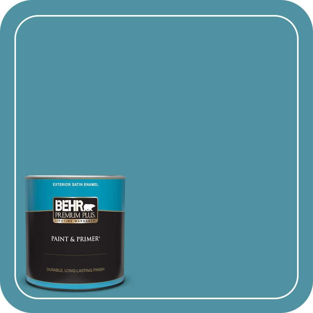 1 qt. #530D-6 Teal Bayou Satin Enamel Exterior Paint & Primer price history on PriceWatchPro