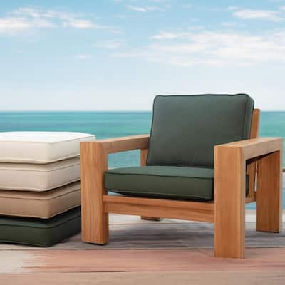 olive green patio cushions