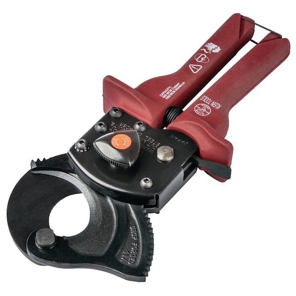 Klein Tools Compact Ratcheting Cable Cutter 63601 - The Home Depot