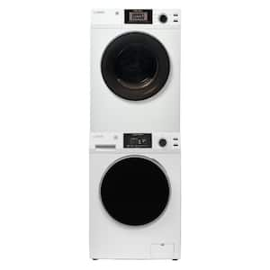 1.62 cu. ft. Compact 110 Volt Laundry Set Washer 1.62 cu. ft. plus 3.1 cu. ft. SENSOR Vented Dryer in White