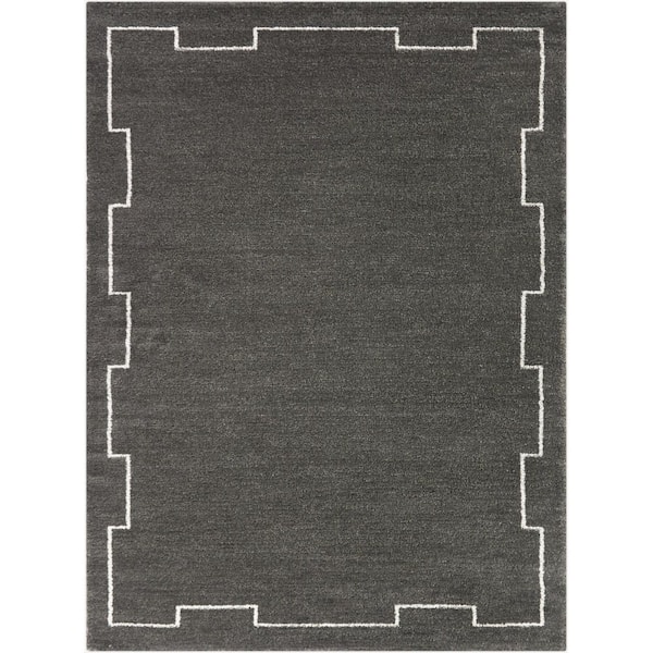 Clive 5 ft. x 7 ft. Grey/Cream Area Rug
