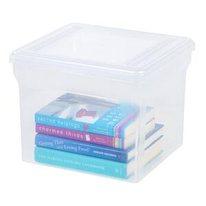 29 Qt. Letter Size File Storage Box in Clear (Pack of 6)
