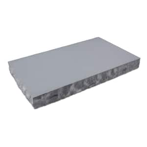 Silver Creek 24 in. W x 12 in. D x 2.25 in. H Bluestone Concrete Seat Wall Cap 3-Chiseled Edges (3-pack)