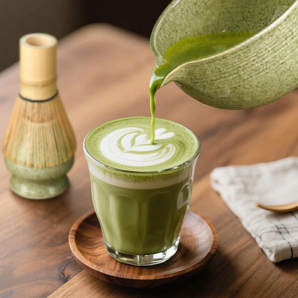 JFVKAF 5-Piece Matcha Whisk Set with Handcrafted Bamboo Chasen