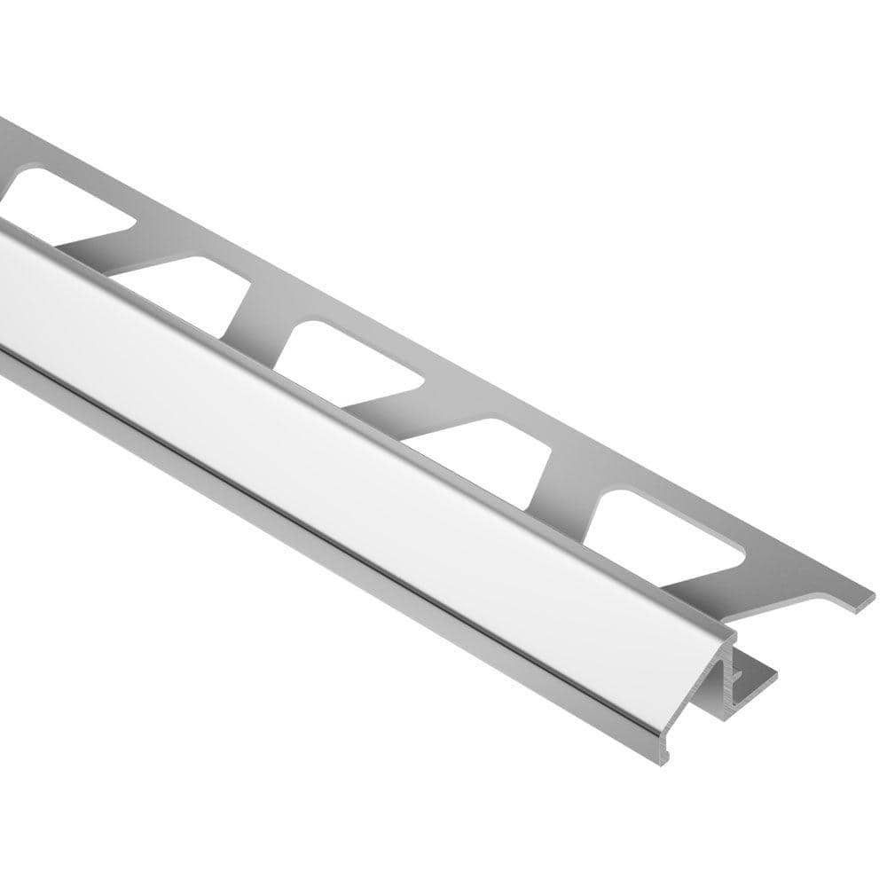Reno-U Bright Chrome Anodized Aluminum. 375 in. x 98.5 in. Metal Reducer Tile Edging Trim price history on PriceWatchPro
