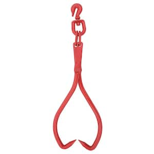 17 in. Log Grabber with Swivel Hook to Connect with Chain - Skidding Tongs