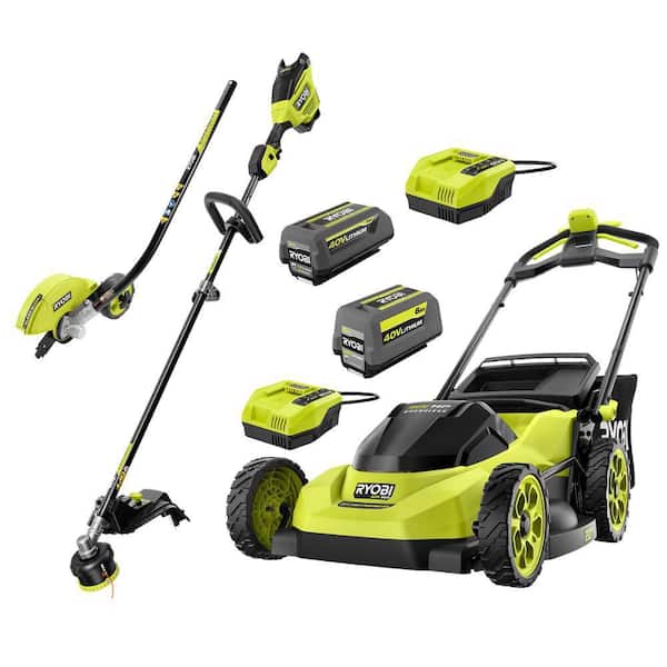 RYOBI 40V HP Brushless 20 in. Walk Behind Self-Propelled Mower, 17