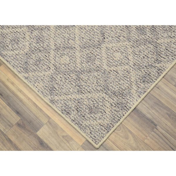Classic Berber Earth Tone 3 ft. x 5 ft. Casual Tuffted Geometric Polypropylene Area Rug