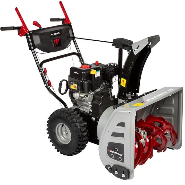 Murray Flurry XL 24 in. 208 CC Self Propelled 2-Stage Gas Snow Blower ...