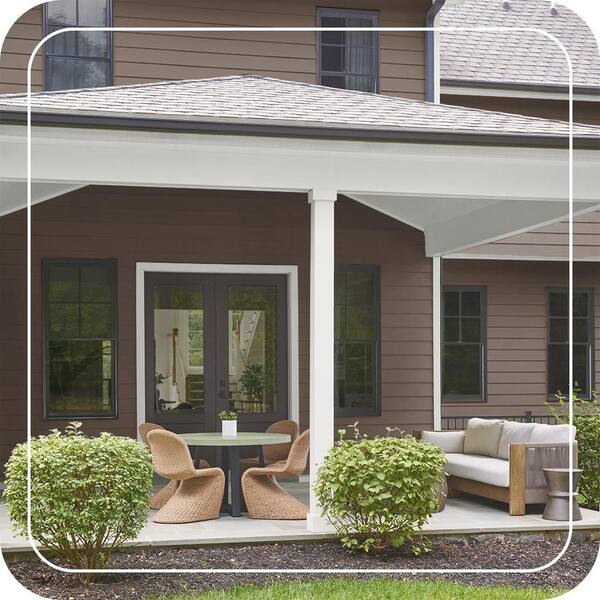BEHR 5 gal. #PPU5-18 Chocolate Swirl Solid Color House and Fence