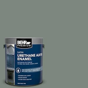 1 gal. #700F-5 Wild Sage Urethane Alkyd Satin Enamel Interior/Exterior Paint