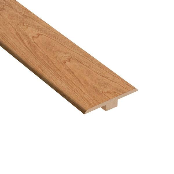 Home Legend High Gloss Taos Cherry 1/4 in. Thick x 1-7/16 in. Wide x 94 in. Length Laminate T-Molding