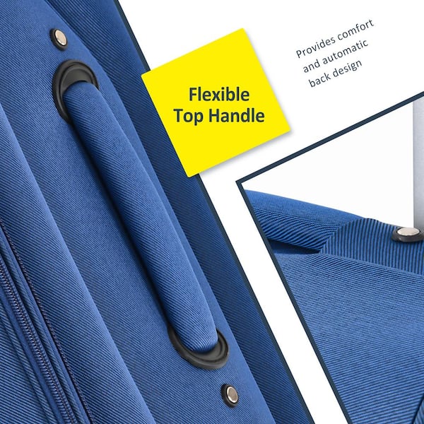 Merax Blue Lightweight 3-Piece Expandable Polyester Softshell