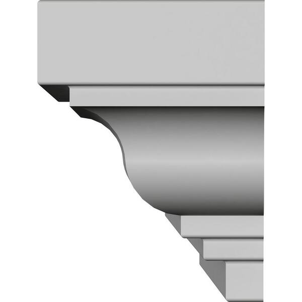 Ekena Millwork 1/2 in. x 141 in. x 4-1/2 in. Polyurethane Standard