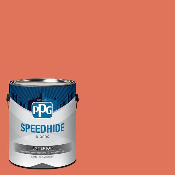 SPEEDHIDE 1 gal. PPG1193-6 Rustic Pottery Semi-Gloss Exterior Paint