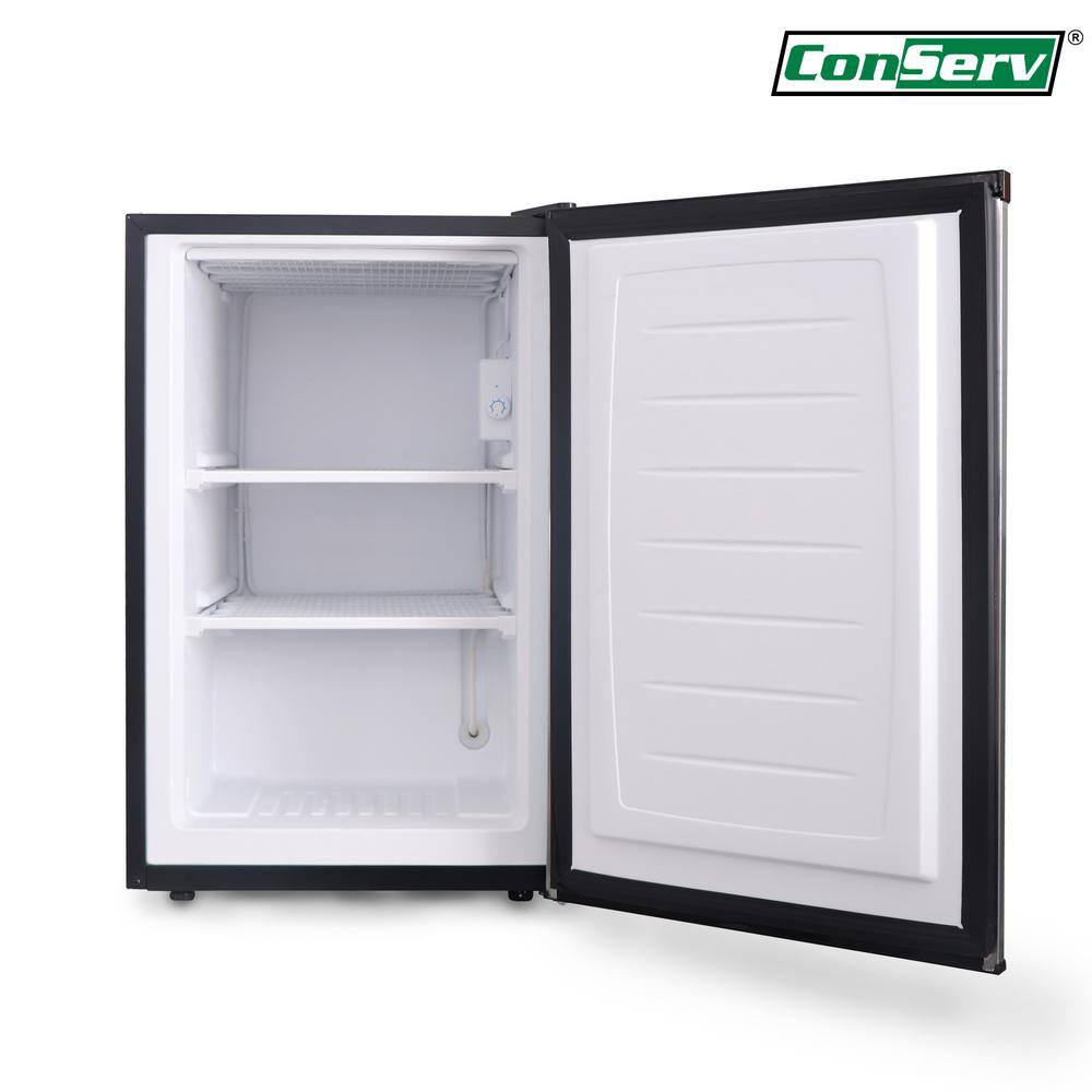 Compact Stainless Steel Energy Star Undercounter Upright Freezer