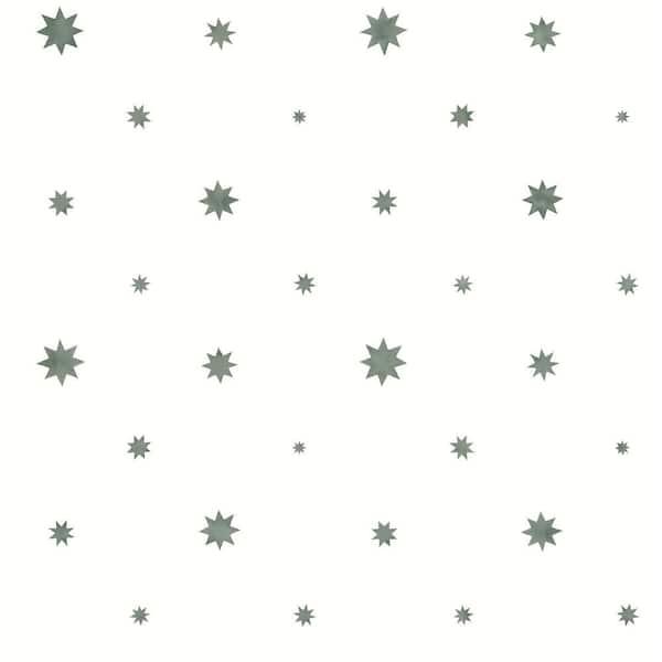 A-Street Prints Henry Green Starburst Paper Wallpaper