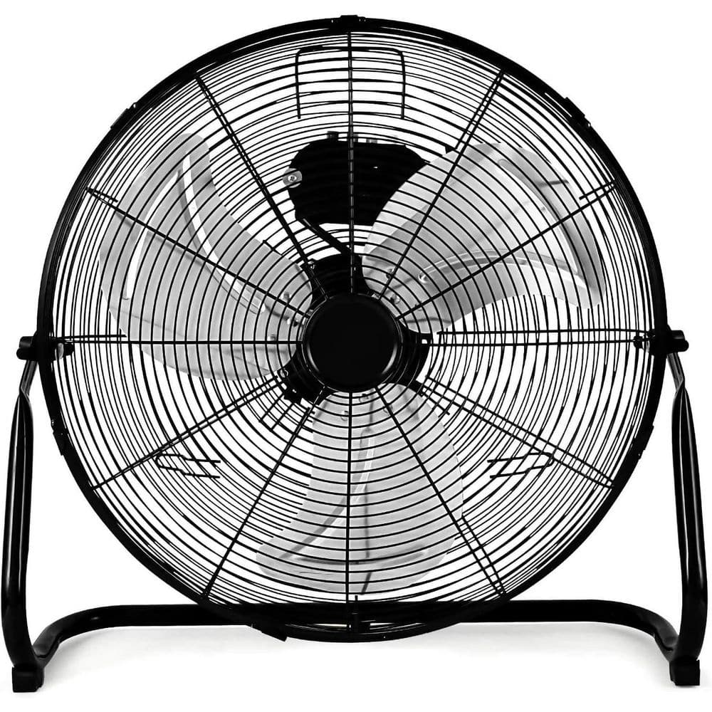 20 in. 3-Speed Metal High Velocity Heavy Duty Floor Fan in Black price history on PriceWatchPro