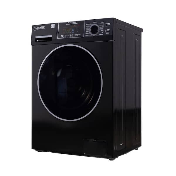 1.62 cu. Ft./15lbs Fully Built-in All-in-One Washer Dryer Combo Ventless 110V in Black
