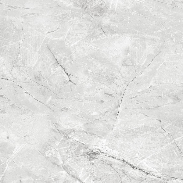 Carrara Marble Vinyl Roll Wallpaper (Covers 56 sq. ft.)