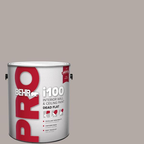BEHR PRO 1 gal. #N140-3 Metropolis Dead Flat Interior Paint