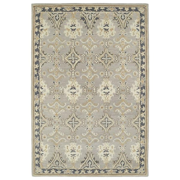 Kaleen Middleton Grey 3 ft. x 5 ft. Area Rug