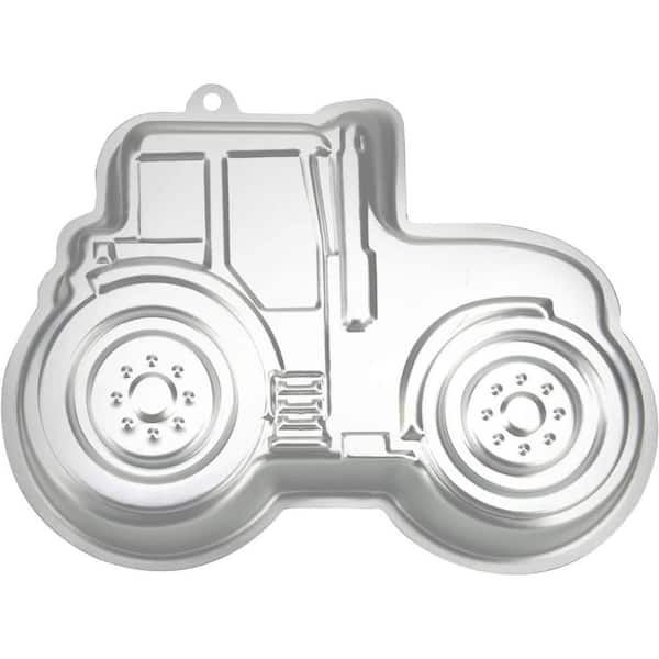 Tractor Series 1-Cup Aluminum Alloy Cake Pan Mold 3D Car Shape Baking Pan for Kids Birthday Party Festivals