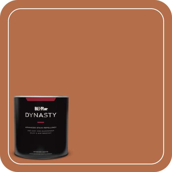 BEHR DYNASTY 1 qt. #M210-7 Thanksgiving Matte Interior Stain-Blocking Paint and Primer