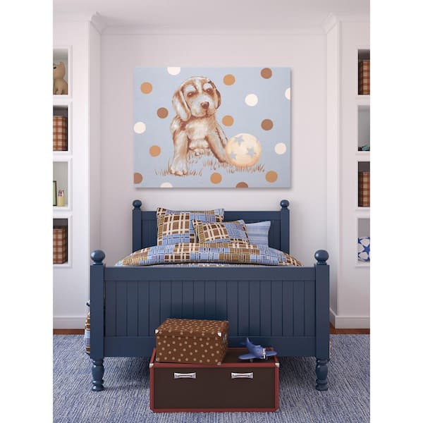 Unbranded 30 in. H x 39 in. W "Sparky" by Reesa Qualia Printed Canvas Wall Art