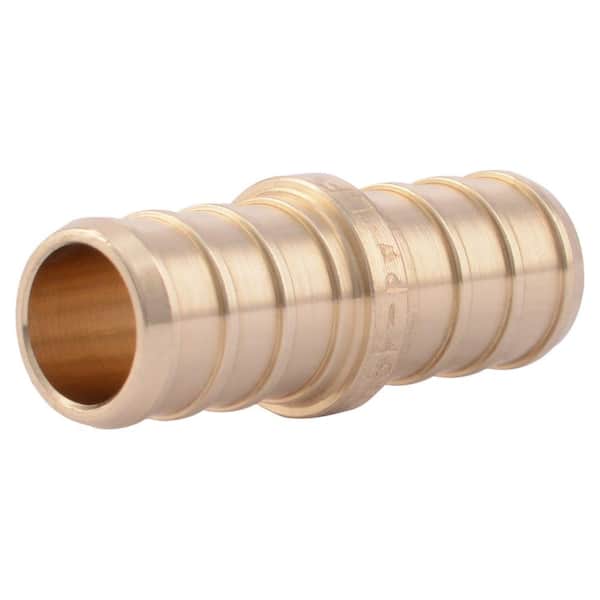 SharkBite 1/2 in. PEX Barb Brass Coupling Fitting