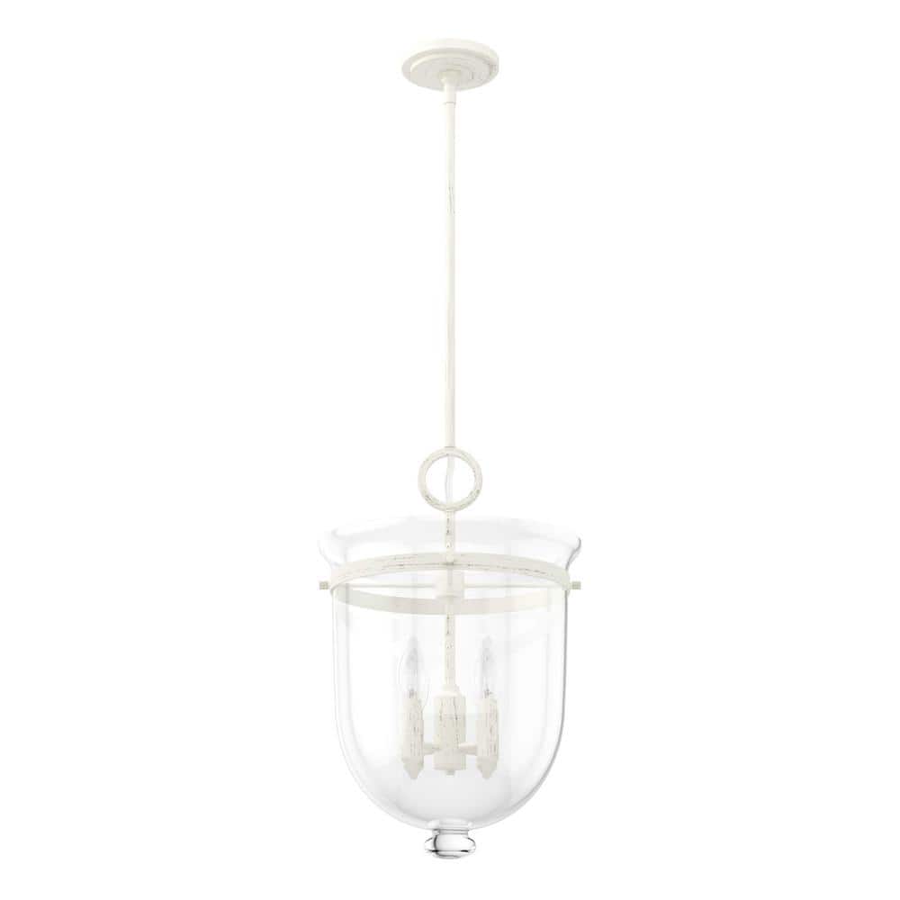 Belltown Timeless Rustic White 4-Light Urn Pendant