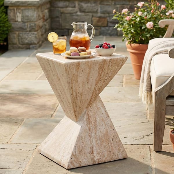 CHRISTOPHER KNIGHT HOME Westfield Modern Patio Beige Marble Finish