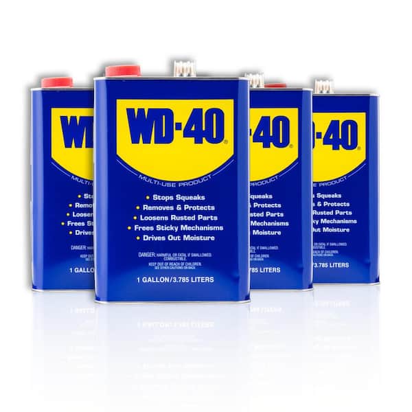 WD-40 1 Gal. Multi-Purpose Lubricant for Heavy-Duty Use (4 pack)