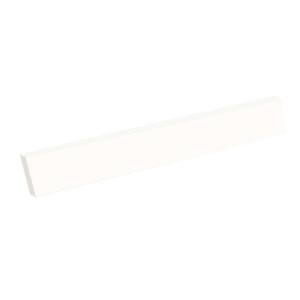 Ellipse 19 in. Solid Surface Sidesplash in White
