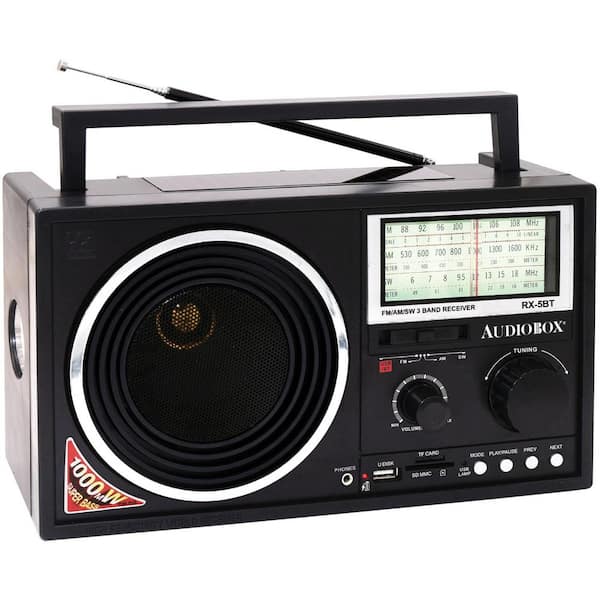 Rechargeable Solar Radio in Black