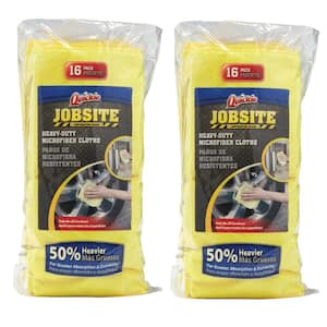 Jobsite Heavy-Duty Microfiber Cloth (32-Pack)