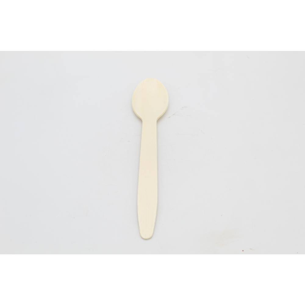 18-Inch Long Handle Wooden Cooking Mixing Spoon, Birch Wood Set of 2