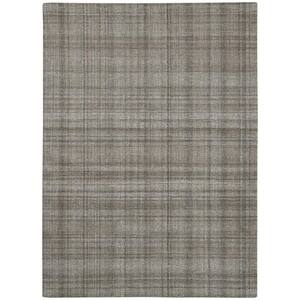 Laurel 9 ft. X 12 ft. Brown/Gray Plaid Area Rug