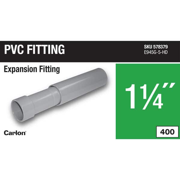 1-1/4 in. Schedule 40 and 80 Electrical PVC Standard Expansion Coupling (E945G-5-HD)