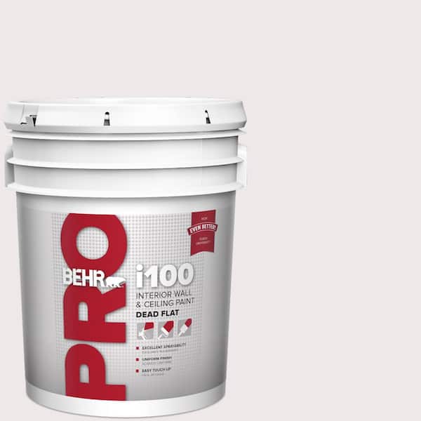 5 gal. #PR-W04 Opulent Opal Dead Flat Interior Paint