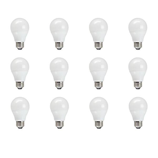 TCP 60W Equivalent Daylight A19 Non Dimmable LED Light Bulb (12-Pack)