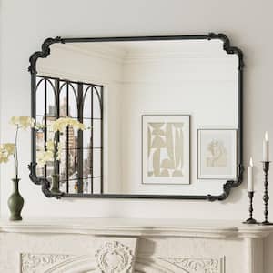 KeonJinn 22 in. H x 30 in. W Framed Rectangular Vintage Mirror