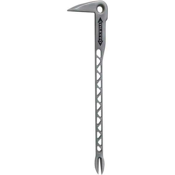 Stiletto 12 in. Titanium Clawbar Nail Puller with Dimpler