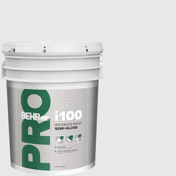 BEHR PRO 5 gal. #PWN-44 Bay Breeze Semi-Gloss Interior Paint