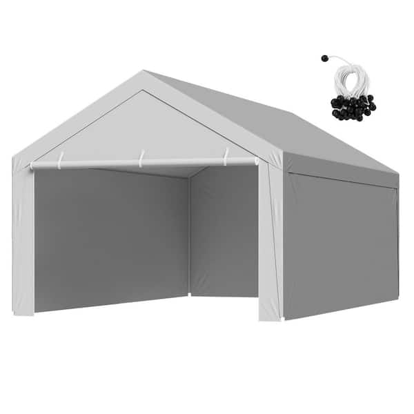 VEVOR Carport Replacement Canopy, 13 x 20 ft. Potable Garage Tent