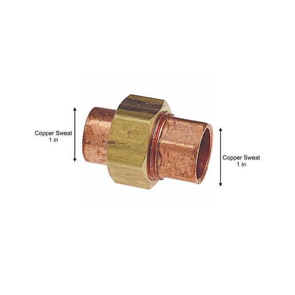 Supply Giant DDNV0001 1 No Lead Copper Union Fitting with Sweat to Male  Threaded Connects